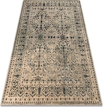 RugsX Rugsx - Alfombra De Lana Omega Perona Oriental Iron Verde Green 200x300 Cm
