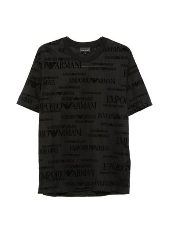 Emporio Armani Camiseta con logo integral de Emporio Armani