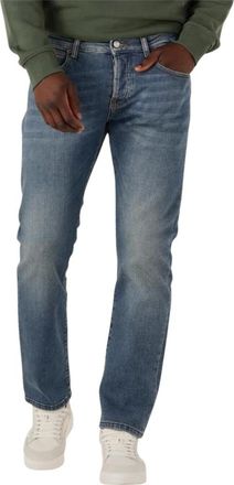 Scotch & Soda Jeans, Heren, Blauw, W34 L32, Klassieke Straight Leg Blauwe Jeans