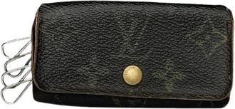 Louis Vuitton Pre-owned Accessories, female, Brown, Size: ONE SIZE Pre-owned Leather Key-holders