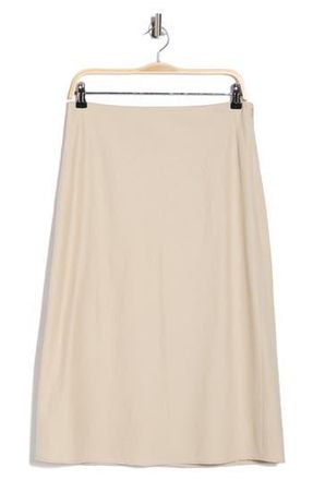 Vince Linen Blend Slip Skirt in Cobblestone at Nordstrom Rack, Size 10
