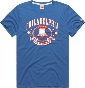 Homage Mens Homage Royal Philadelphia Phillies Tri-Blend Hyperlocal T-Shirt at Nordstrom, Size X-Large