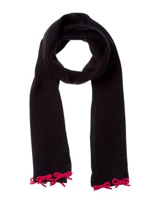 Portolano Bows Cashmere, Wool & Silk-Blend Blend Scarf