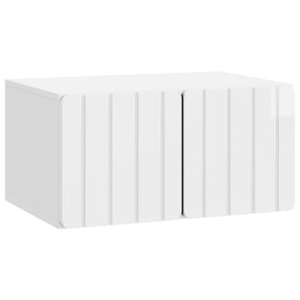vidaXL Mueble Para Tv De Pared Brillante 59,5 X 41 X 30 Cm Vidaxl