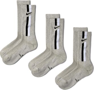 Nike Unisex Everyday Elevated Crew Socks (3 Pairs) in Multicolor | IH8532-904