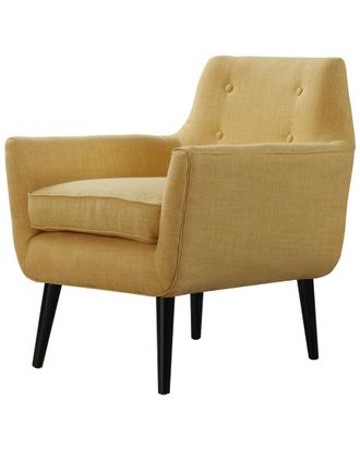 TOV Essentials Clyde Mustard Yellow Linen Chair