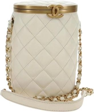 Chanel Bolso de hombro tipo cubo vintage Pre-owned - Pre-owned - Mujer - Blanco - ONE SIZE