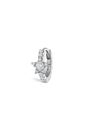 Maria Tash Diamond Star Eternity Clicker in White Gold/Diamond at Nordstrom, Size 8 Mm