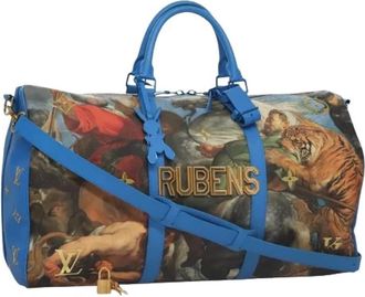 Louis Vuitton Pre-owned Boston Bag - Dames - Vintage Weekendtas - Veelkleurig - ONE Size - Leer - Vintage
