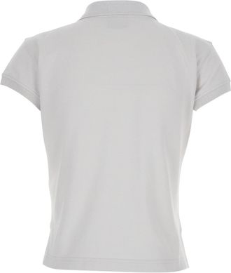 Balenciaga Womens Cotton Polo Shirt White T-Shirts & Jerseys