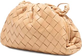 Bottega Veneta 2012-2025 Nappa Intrecciato The Mini Pouch crossbodytas - Bruin