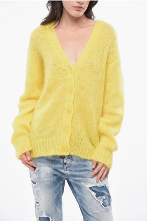 Dsquared2 Maxi Openwork Cardigan with V-Neck size Xs