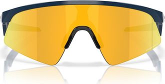 Oakley Prizm Everyday 28mm Rectangular Sunglasses in Polished Abyss /Prizm 24K at Nordstrom