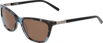 DKNY DK558S 405 Womens Sunglasses Tortoiseshell Size 53