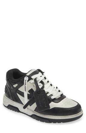 Off-white Out of Office Low Top Sneaker in White - Black at Nordstrom, Size 12Us
