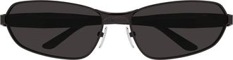 Balenciaga Sunglasses, unisex, Black, Size: 66 MM Narrow Cat-Eye Sunglasses