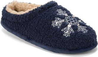 Dearfoams Holiday Novelty Clog Slipper in Navy at Nordstrom, Size X-Large