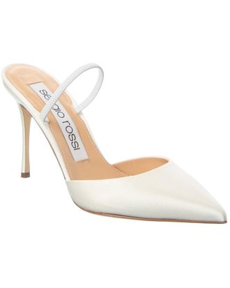 Sergio Rossi Godiva Bridal Satin Pump
