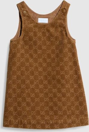 Gucci Kids - Corduroy Dress, Brown, Ready-to-wear