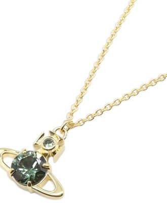Vivienne Westwood Reina orb-pendant necklace - unisex - Brass - One Size - Gold