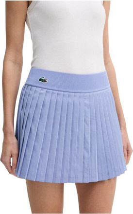 Lacoste Ultra Dry Tennisrok met Voering - Dames - Korte rokken - Blauw - L - Polyester - Rokken
