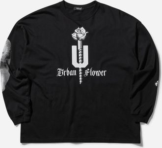 Undercover Women s Urban Flower Longsleeve T-Shirt Black
