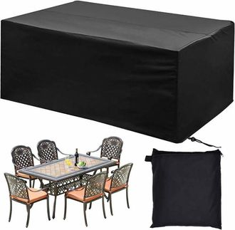 OEM Funda Para Muebles De Jard&iacute;n, Funda Para Mesa De Jard&iacute;n, Poli&eacute;ster 210d, Impermeable, Anti-uv, Funda Protectora Para Mesas, Sillas Y Sof&aacute;s (200 X 160 
