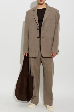STUDIO NICHOLSON Wool Blazer Roversi, Mens, Brown