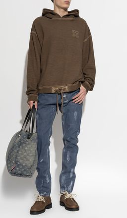 Dsquared2 Teddy Jeans With Vintage Effect, Mens, Blue