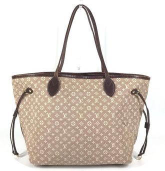 Louis Vuitton Red Color Sepia Monogram Idylle Shoulder Bag Tote Bag (Pre-Owned)