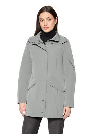 Gil Bret Outdoorjacke GIL BRET, Damen, Gr. 36, saliva, Web, Obermaterial: 100% Polyester, unifarben, regular fit normal, Jacken Outdoorjacke, mit Kapuze