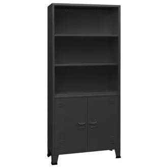 vidaXL Estante Industrial 80x32x180 Cm De Acero Antracita