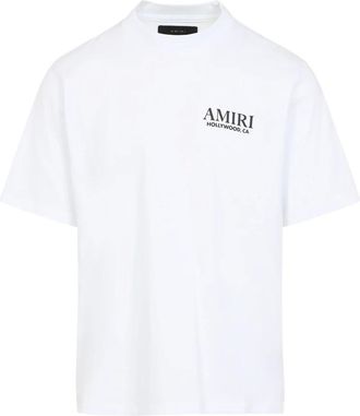 Amiri T-Shirts, male, White, Size: XL Stacked Bones Graphic Tee