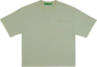 Garment Workshop Double Embro Boxy Tee - Heren - T-shirts - Groen - L - Katoen - Tops