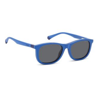 Polaroid Vista + Clip-On - unisex - Polaroid - Sunglasses - Blue - 47 MM - Accessories