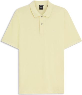 BOSS Pallas polo shirt in cotton piqu&eacute; with embroidered logo