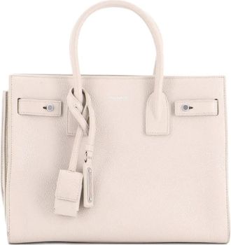 Saint Laurent Sac de Jour Souple Bag Leather Baby satchel - Beige