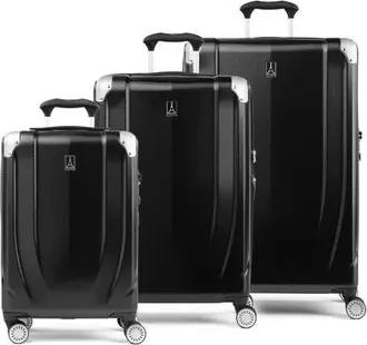 Travelpro Pathways 3 Hardside Expandable (21/25/28) 3 Piece Spinner Luggage Set in Black Knight at Nordstrom
