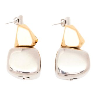 Plan C Geometric Earrings - female - PLAN C - Earrings - Multicolor - ONE SIZE - Accessories