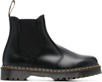 Dr. Martens 2976 Bex Smooth-leather Chelsea boots - men - Calf Leather/Calf Leather/Rubber/Fabric - 9.5 - Black