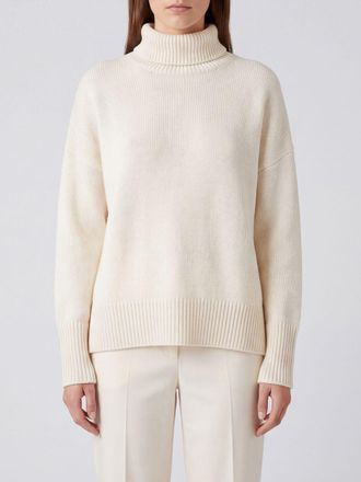 Lisa Yang Turtleneck Jumper in Pure Cashmere with Dropped Shoulders