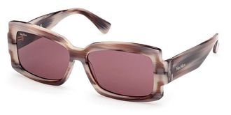 Max Mara MM0140 65Y Womens Sunglasses Brown Size 57