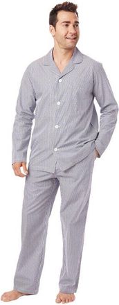 The Cats Pajamas Mens Luxe Pima Pajama in East Side Navy at Nordstrom, Size Small