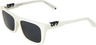 Off-white Off White Vierkante zonnebrillen met UV-bescherming voor dames (Wit/donkergrijs)