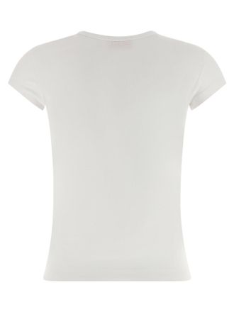 Diesel Laser-cut Oval D Logo T-shirt - White