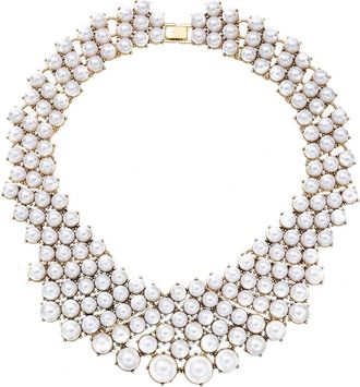 Eye Candy Los Angeles Emma Collar Necklace in White at Nordstrom Rack