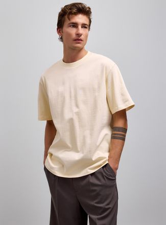 Lindbergh Mens Thick jersey loose T-shirt