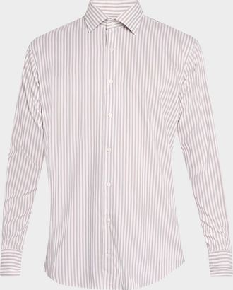 Peter Millar Mens Cannon Crown Lite Cotton Sport Shirt