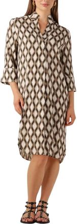 Kudibal Copenhagen Kleedjes, Dames, Beige, XL, Elegante Ecru Mini Jurk