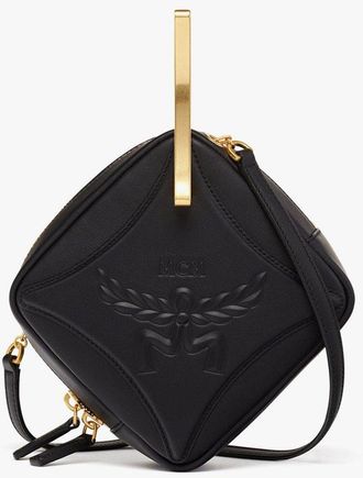 MCM Diamond Logo Crossbody In Calf Leather